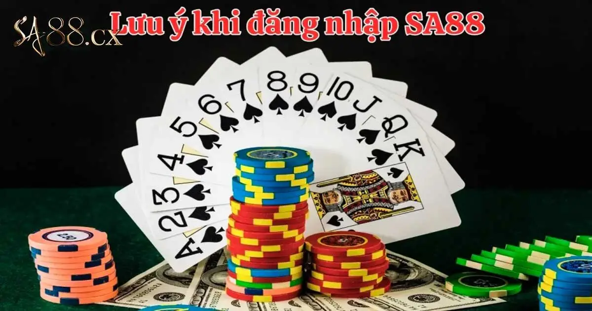 Một số lưu ý quan trọng khi đăng nhập SA88